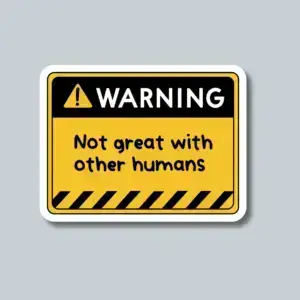 Naklejka pojedyncza Sarkastyczne (10032)