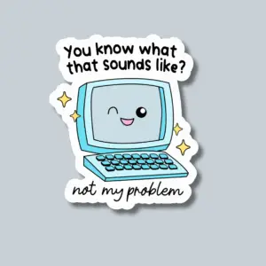 Naklejka pojedyncza Sarkastyczne (10016)