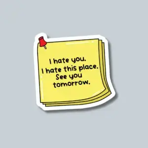 Naklejka pojedyncza Sarkastyczne (10038)