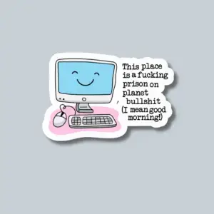 Naklejka pojedyncza Sarkastyczne (10020)