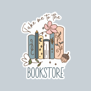 Naklejka pojedyncza Książkara (10011)