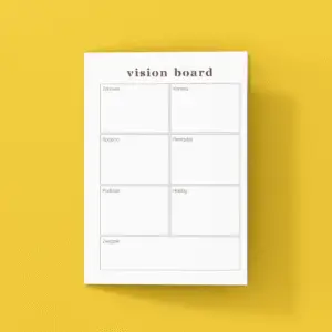 Wkład do organizera Vision Board Minimal (20006)