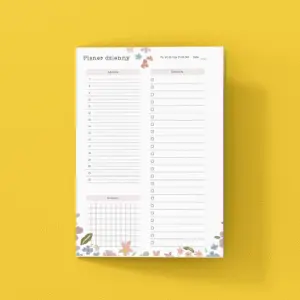 Planer dzienny na 1 stronie Rośliny (90011)