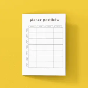 Wkład do organizera Planer Posiłków Minimal (20005)