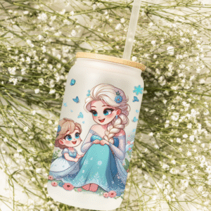 Szklanka 550 ml z bambusowym wieczkiem "Elza"