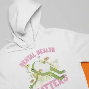 Bluza z kapturem z nadrukiem Żaba (10011)