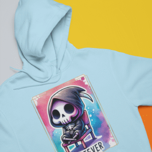 Bluza z kapturem z nadrukiem "Whatever"