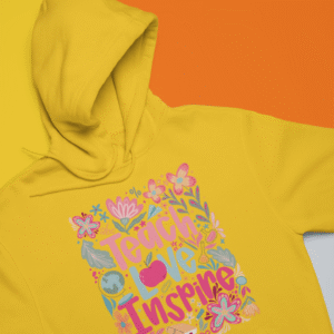 Bluza z kapturem z nadrukiem "Teacher"