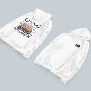 Bluza z kapturem z nadrukiem "Catloween"