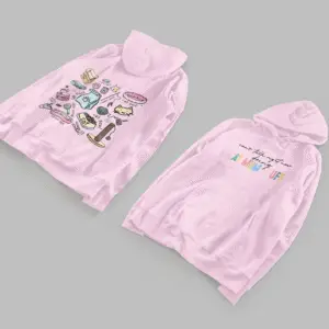 Bluza z kapturem z nadrukiem Koty (10002)