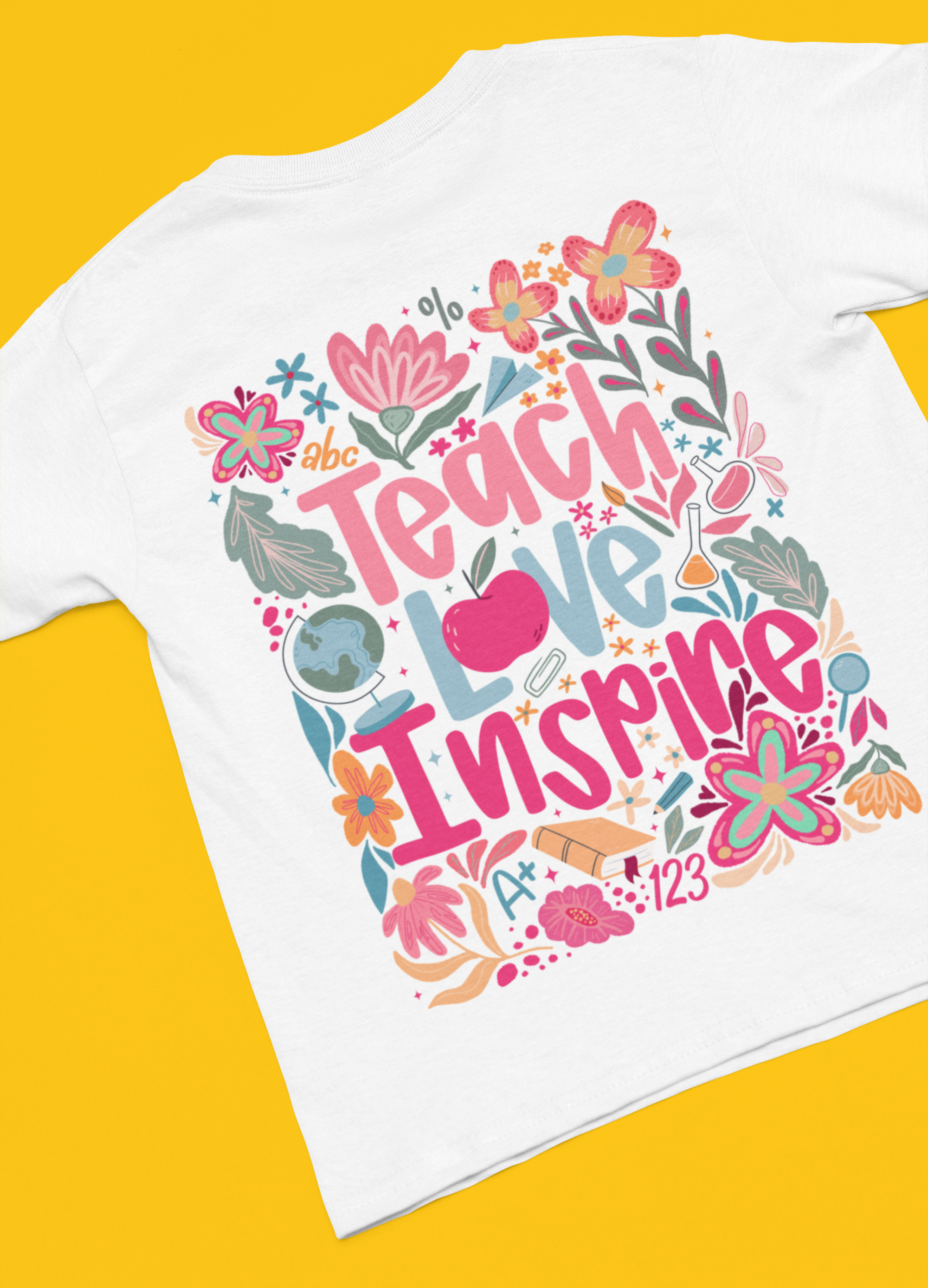 Koszulka z nadrukiem "Teach. Love. Inspire - Back"