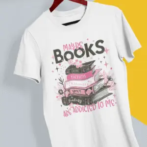 Koszulka z nadrukiem "Books"