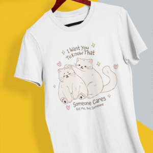 Koszulka z nadrukiem "Someone Cares"