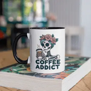 Kubek z nadrukiem "Coffee Addict"