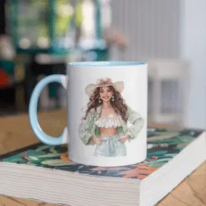 Kubek z nadrukiem "Girl"