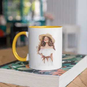 Kubek z nadrukiem "Girl 2"