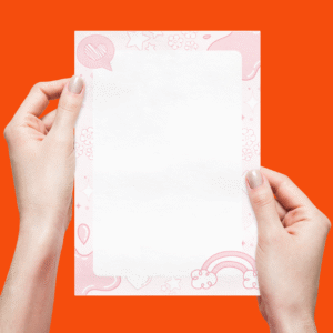 Notes z wyrywanymi kartkami A5 "Tęcza"