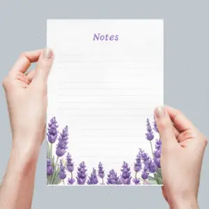 Notes z wyrywanymi kartkami A5 Rośliny (40002)