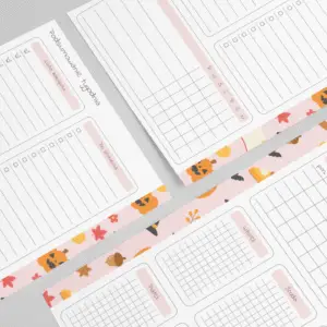 Planer tygodniowy na 2 stronach Jesień (80012)