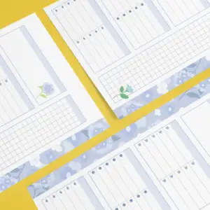 Wkład do organizera Uniwersalny Wiosna/Rośliny (20013)