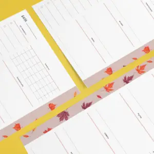 Planer tygodniowy na 2 stronach Jesień (80008)