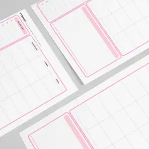 Planer miesięczny na 2 stronach Minimal (70009)